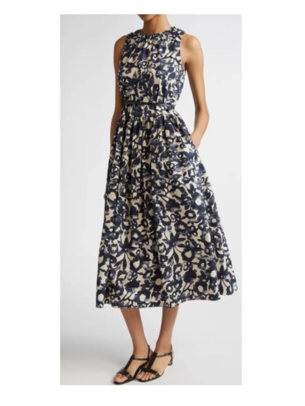 MAXMARA Marlena Print Sleeveless Dress NWT Sz 6 - Picture 2 of 13